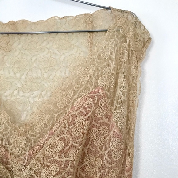 Vintage 40’s lace peplum crepe rayon black dress - Picture 5 of 7